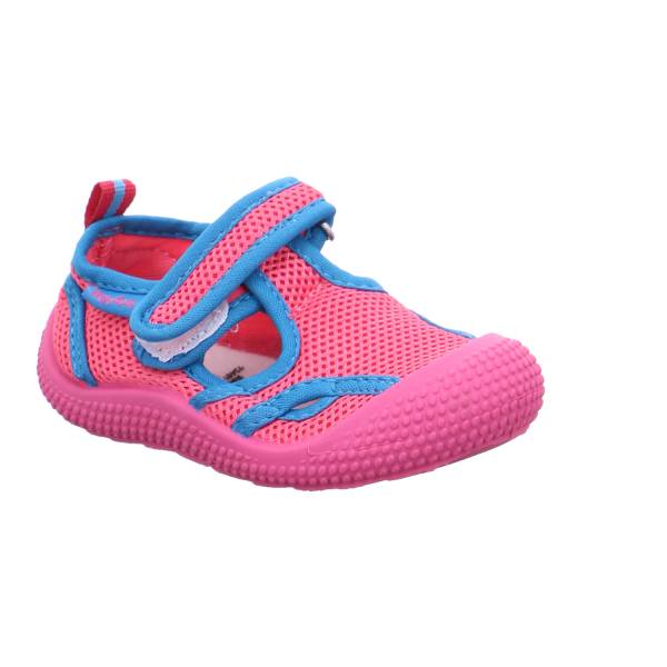 Bild 1 - PLAYSHOES Kleinkinder-Sandale wasserfest Pink Synthetik Badeschuh