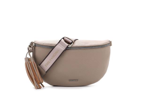 Bild 1 - EMILY & NOAH Gürteltasche / Bodybag Taupe Lederimitat Ja