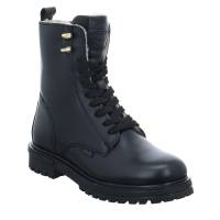 Bild 1 - GATTINO Mädchen-Winter-Bottine Schwarz Leder Boot Bild 1 - GATTINO Mädchen-Winter-Bottine Schwarz Leder Boot