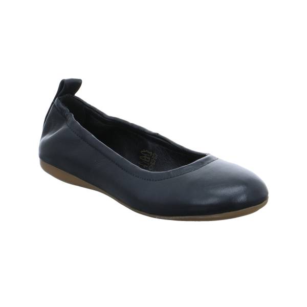 Bild 1 - MJUS Ballerina Schwarz Leder mit Lederfutter