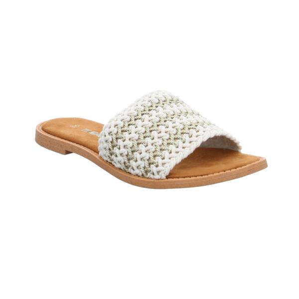 Bild 1 - BAGATT Pantolette Weiss Textil