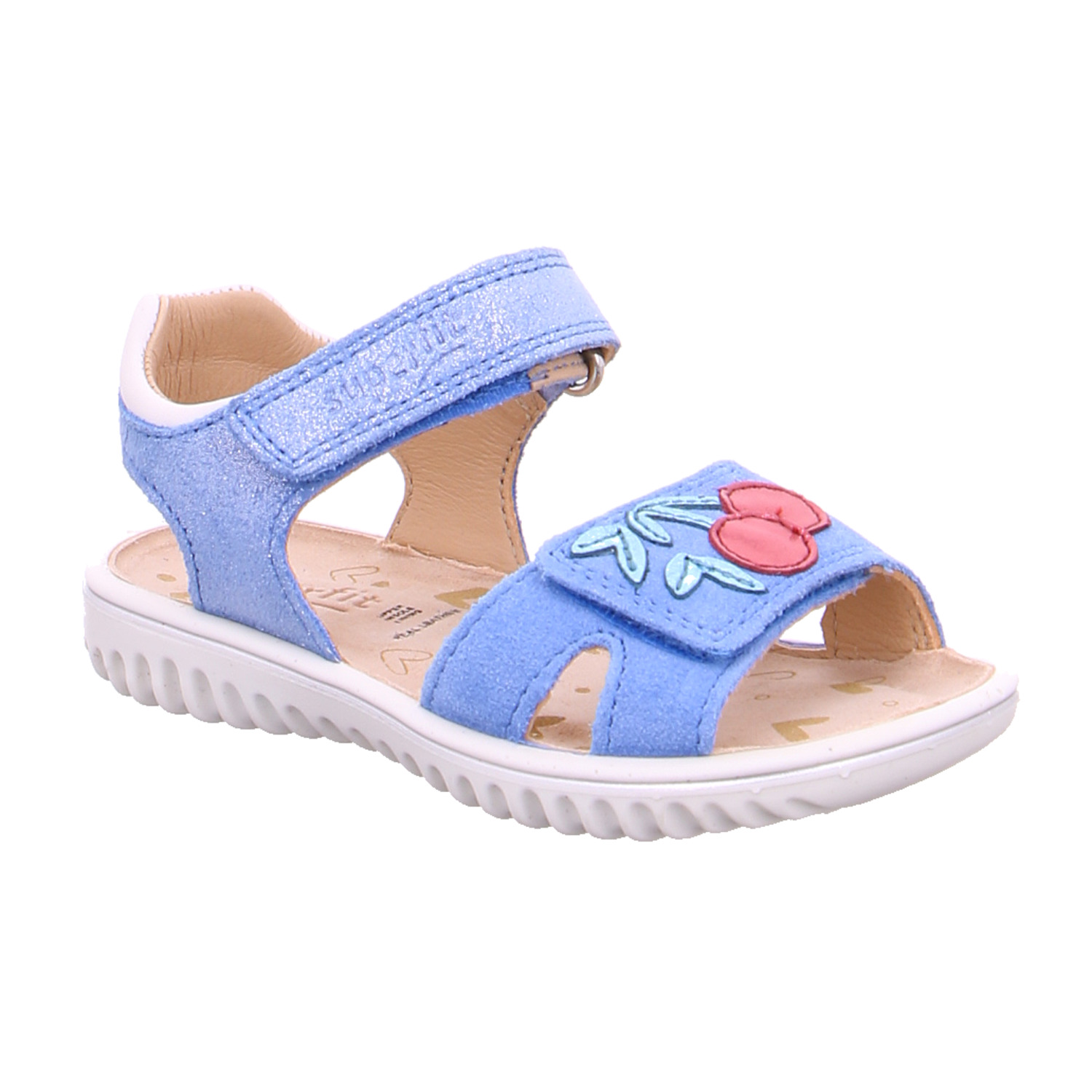 SUPERFIT Kleinkinder-Sandale Blau Leder Mädchensandale