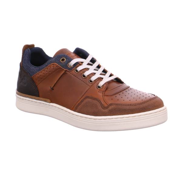 Bild 1 - BULLBOXER Halbschuhe Sneaker Cognac Leder