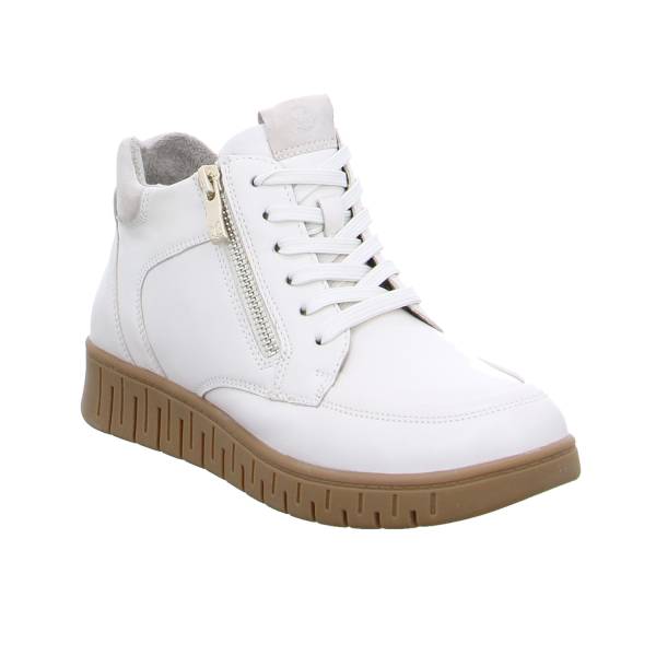 Bild 1 - CAPRICE Comfort-Mid Cut Offwhite Leder superflexible Sohle
