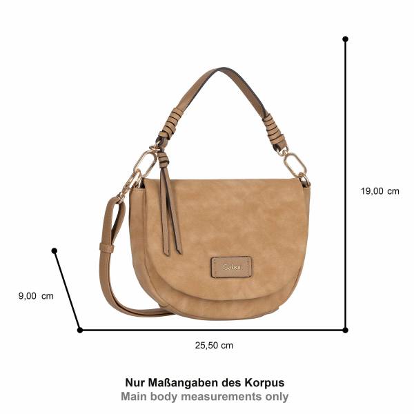 Bild 4 - GABOR Henkeltasche Camel Lederimitat Ja
