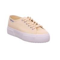 SUPERGA Sneaker Beige Textil mit superleichter Laufsohle Ja