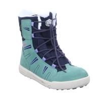 LOWA Mädchen-Snowboot Membrane Mint Textil Winter-Sneaker, high