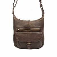 BEAR DESIGN Beuteltasche Braun Leder