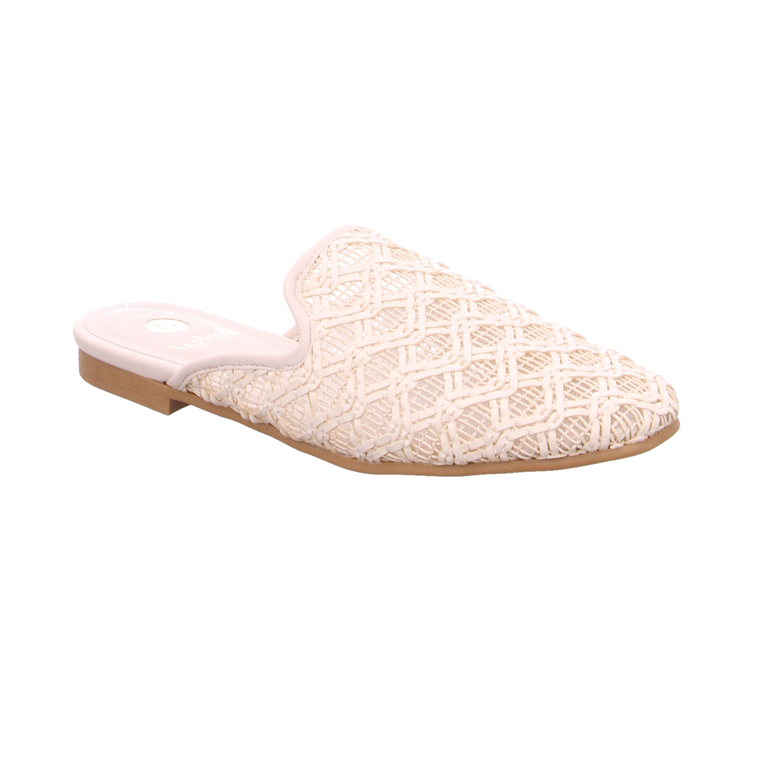 LA STRADA Sabot Offwhite Lederimitat