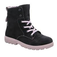 Bild 1 - RICOSTA Mädchen-Winter-Bottine Grau Leder Schaftstiefel Bild 1 - RICOSTA Mädchen-Winter-Bottine Grau Leder Schaftstiefel