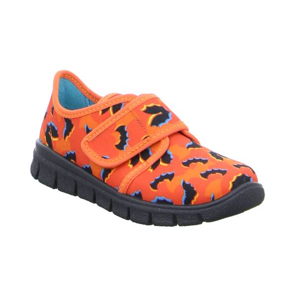 Bild 1 - SUPERFIT Kinder-Hausschuh Orange Textil Jungenhausschuh