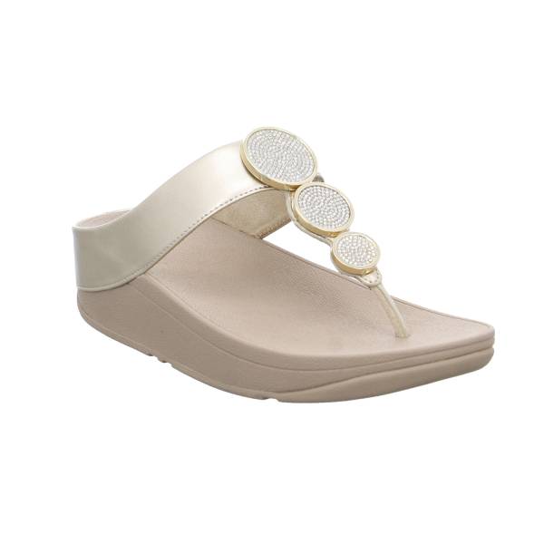 Bild 1 - FITFLOP Zehentrenner-FlipFlop Beige Lederimitat