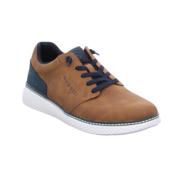 Bild 1 - BUGATTI SHOES Halbschuhe Sneaker Cognac Lederimitat