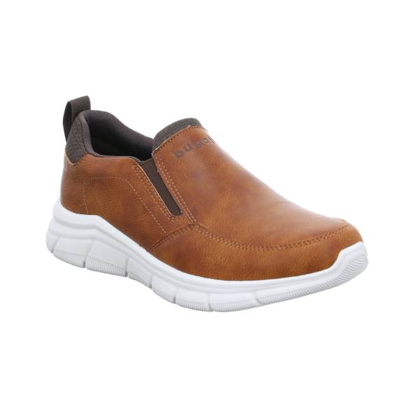 Bild 1 - BUGATTI SHOES Halbschuh-Schlüpfer Cognac Lederimitat