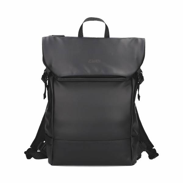 Bild 1 - ZWEI Rucksack Schwarz Lederimitat