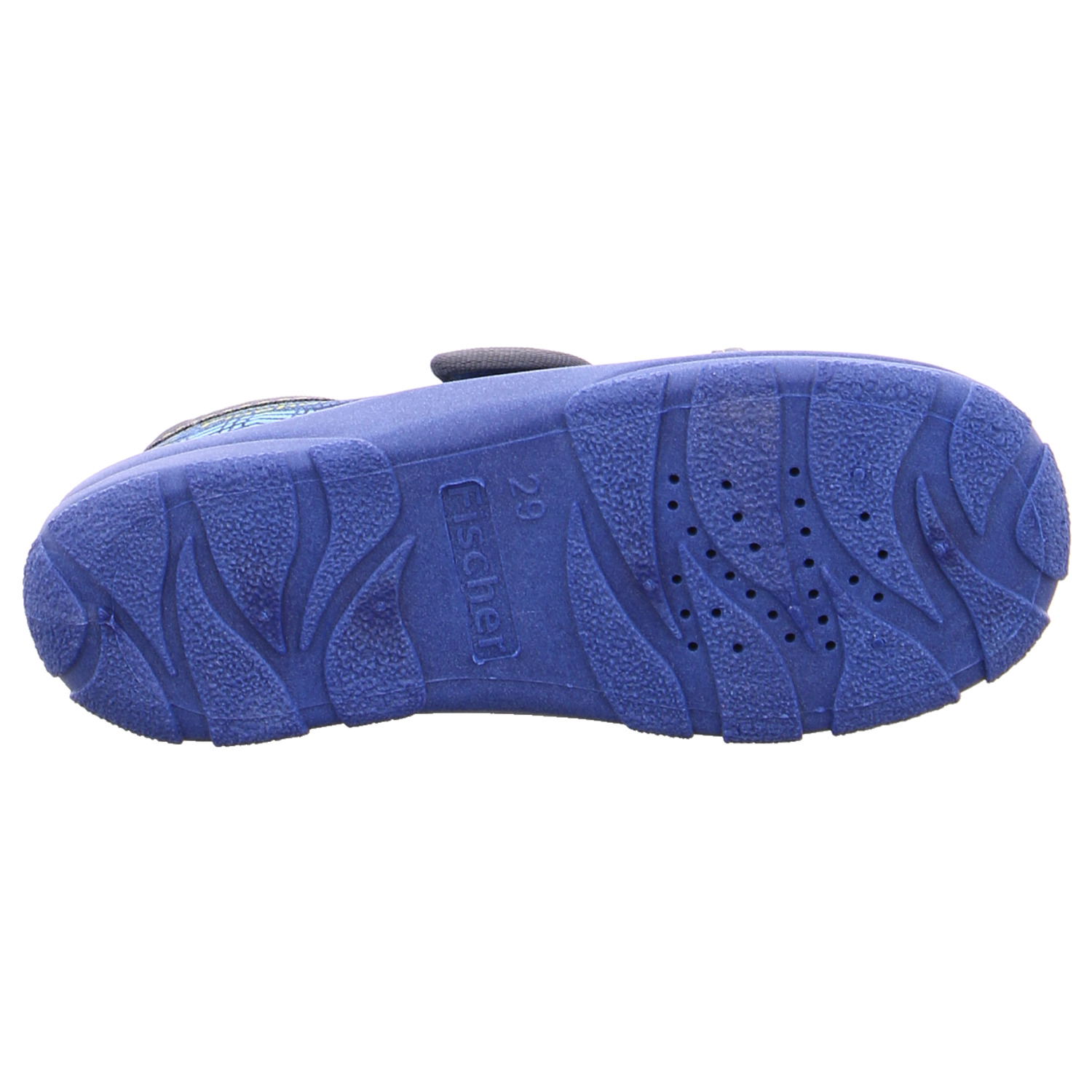 FISCHER Kinder-Hausschuh Blau Textil Jungen AR7434