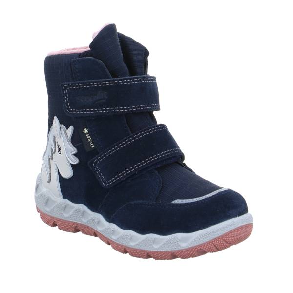 Bild 1 - SUPERFIT Kleinkinder-Snowboot Membran Dunkelblau Textil Baby-Winterstiefel