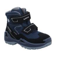 LOWA Kleinkinder-Snowboot Membran Dunkelblau Synthetik Winterstiefel Mädchen