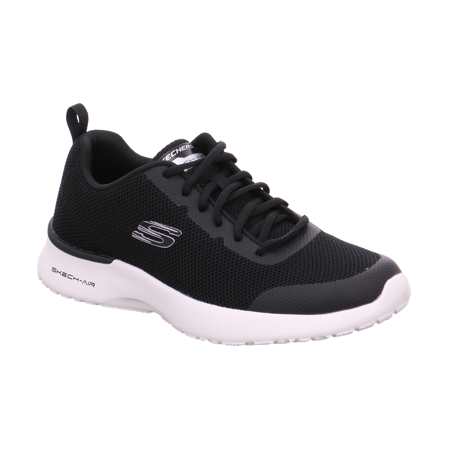 SKECHERS Halbschuhe Sneaker Schwarz Textil