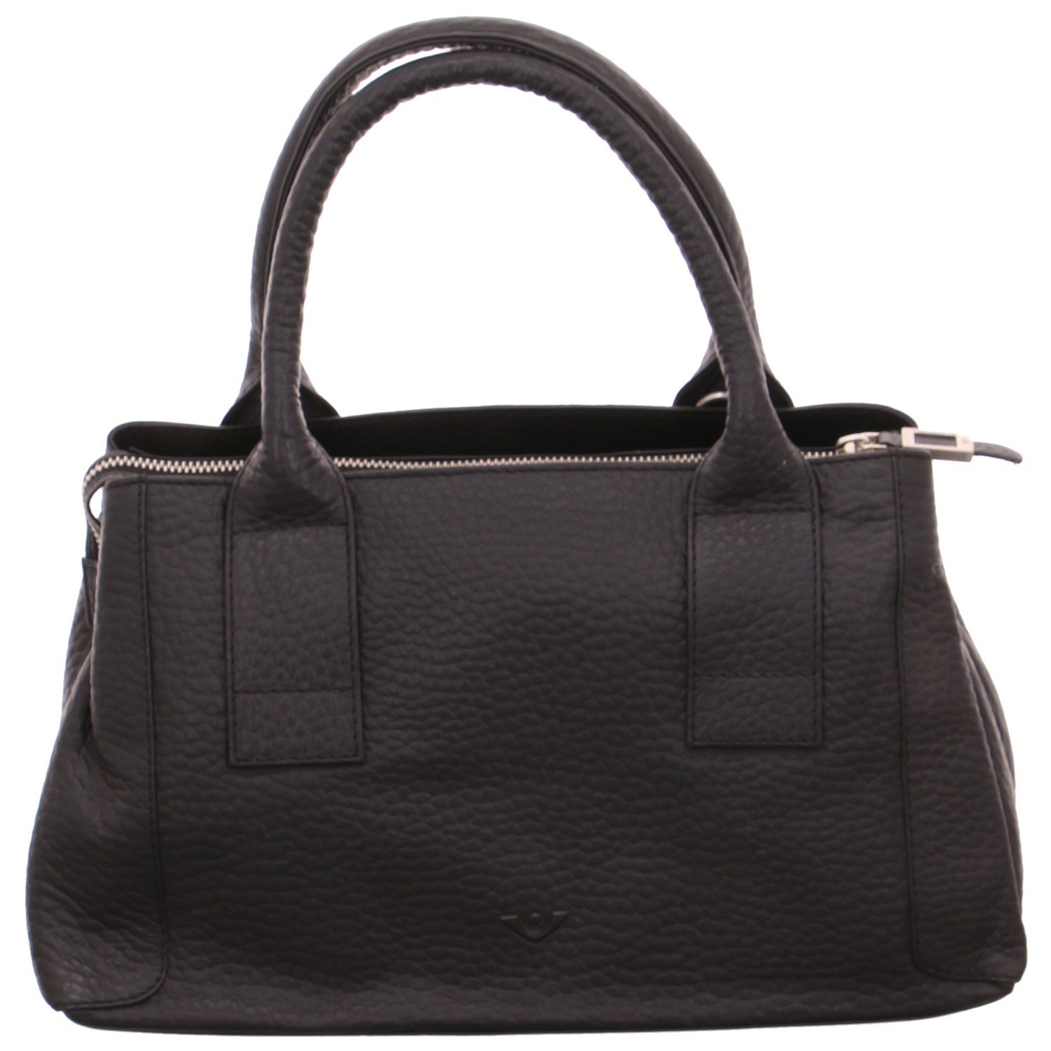 VLD Handtasche Schwarz Leder