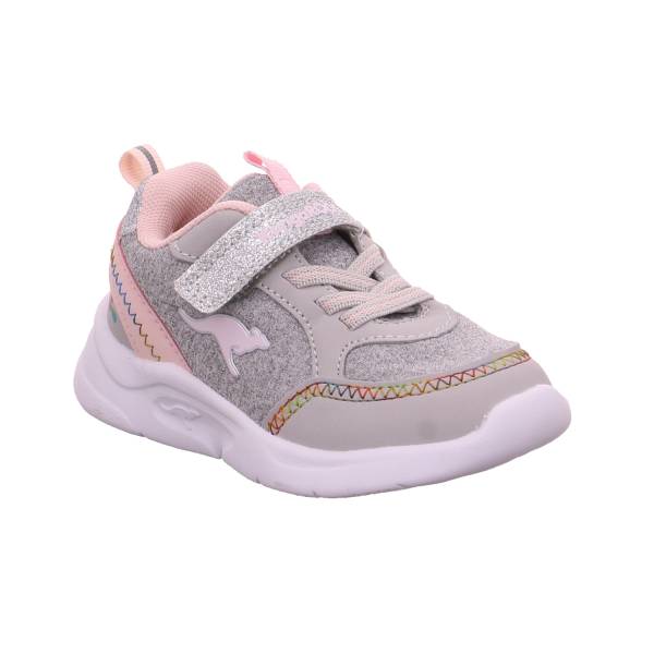 Bild 1 - KANGAROOS Baby-Sport-Bottine Silber Textil Sneaker