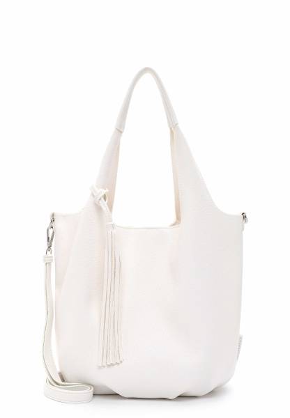 Bild 1 - EMILY & NOAH Shopper Weiss Lederimitat mit Bag in Bag Ja