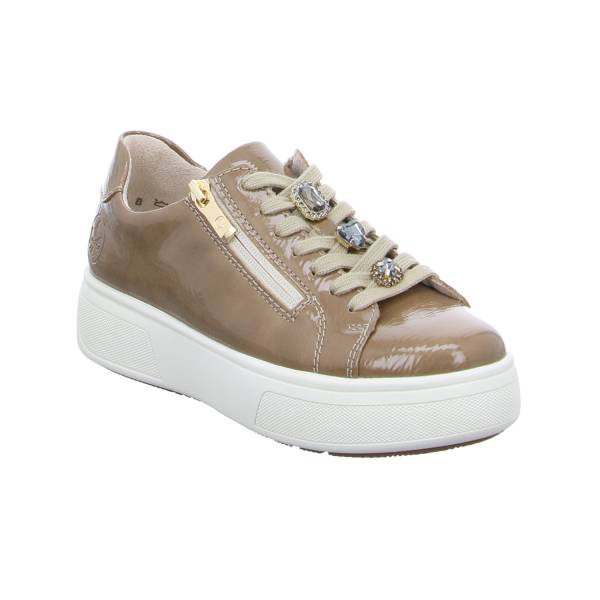 Bild 1 - RIEKER Sneaker Beige Lederimitat
