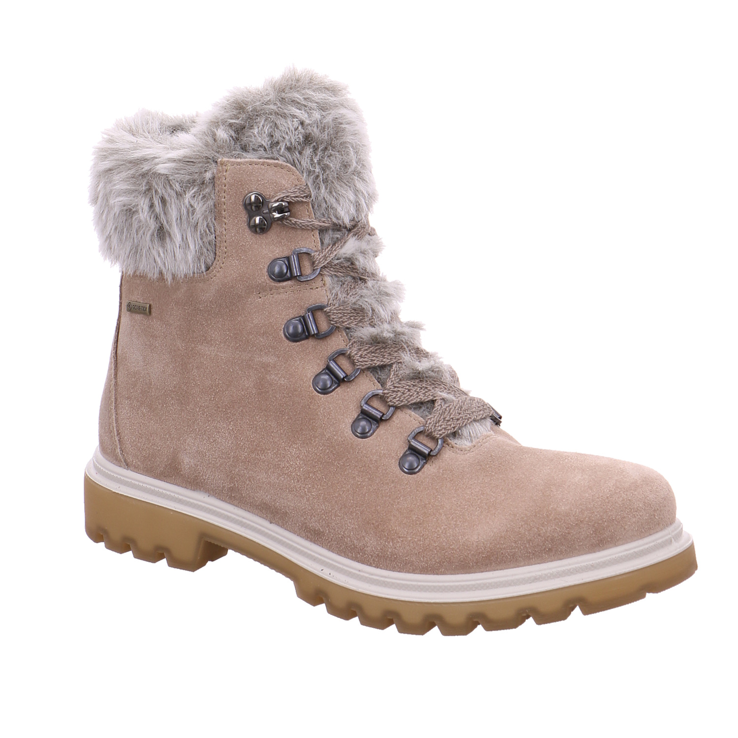 LEGERO Snowboot Beige Leder mit Gore-Tex-Membrane