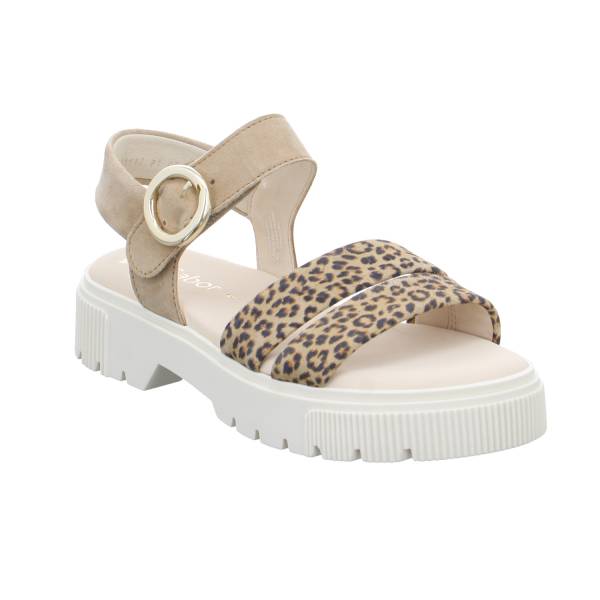 Bild 1 - GABOR Sandalette Leopard Leder