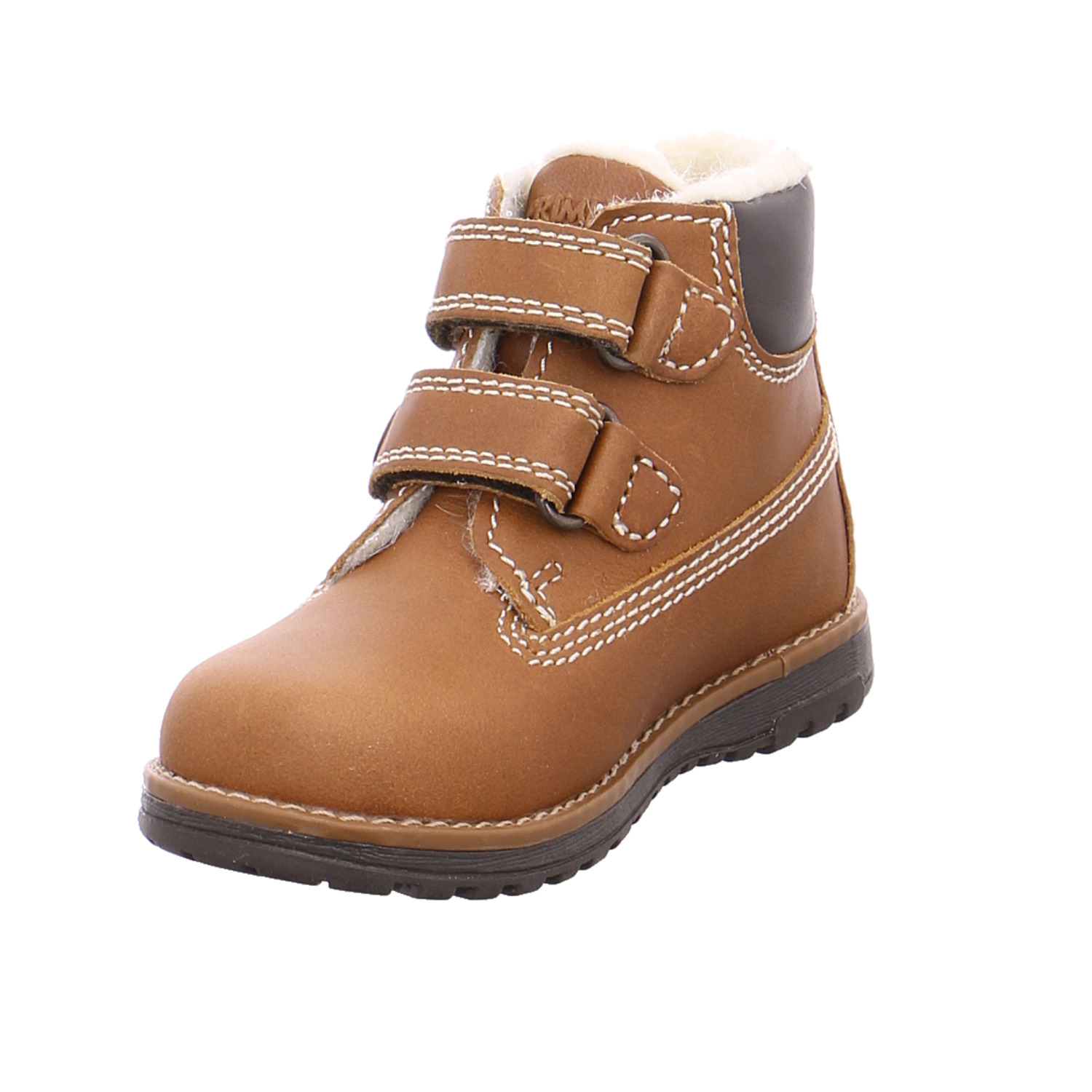 PRIMIGI Kleinkinder-Winter-Bottine Camel Leder Boot YB7586