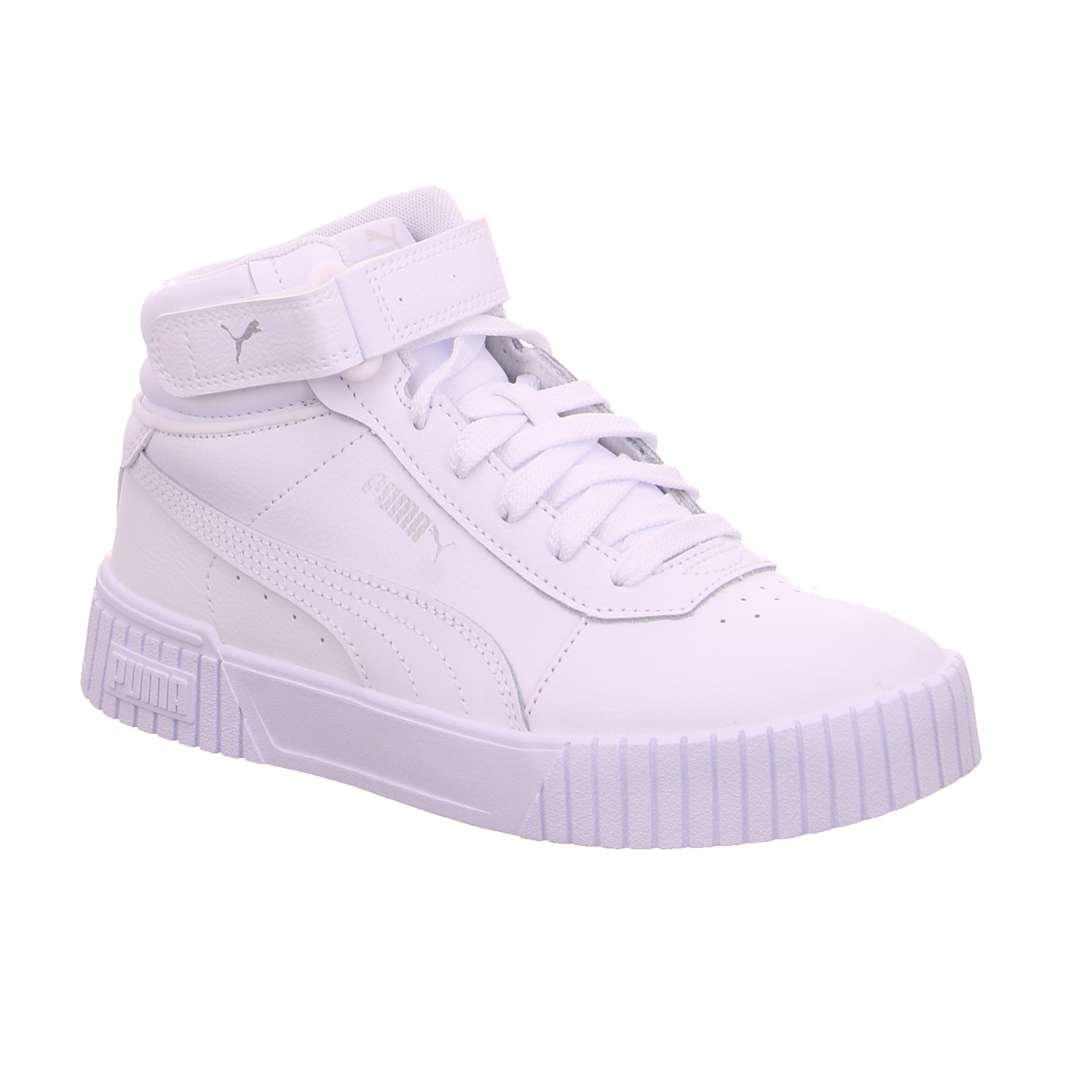PUMA Kinder Sportschuh Weiss Leder AR6574 PUMA Kinder Sportschuh Weiss Leder AR6574