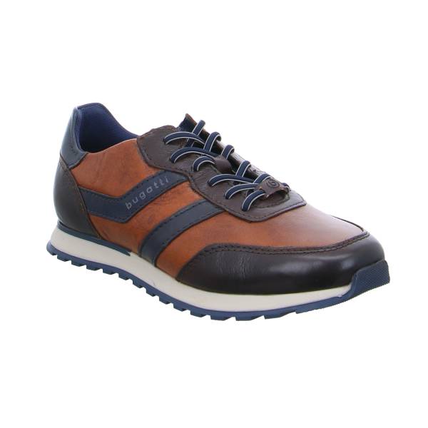 Bild 1 - BUGATTI SHOES Halbschuhe Sneaker Braun Leder