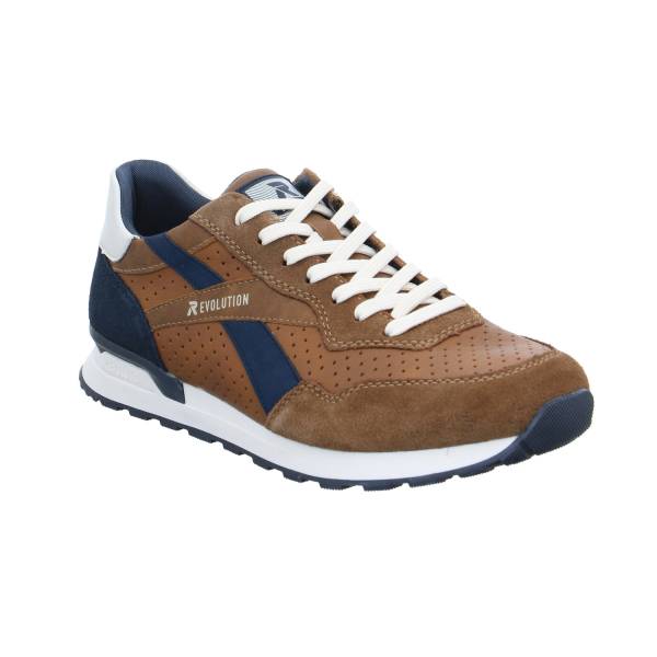 Bild 1 - RIEKER Halbschuhe Sneaker Braun Leder