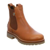 PANAMA JACK Boot Cognac Leder mit Lammfell-Futter
