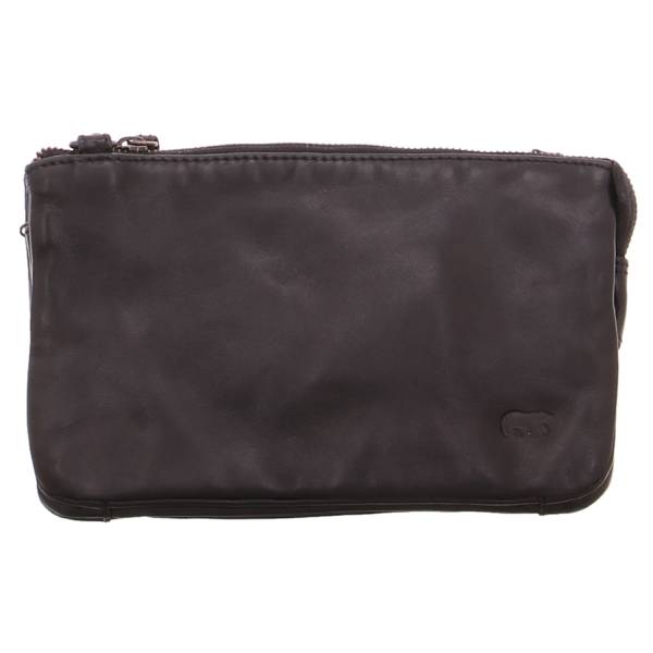 Bild 1 - BEAR DESIGN Umhängetasche Schwarz Leder