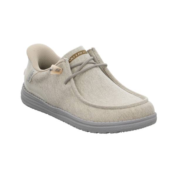 Bild 1 - SKECHERS Halbschuhe Sneaker Stoff Taupe Synthetik
