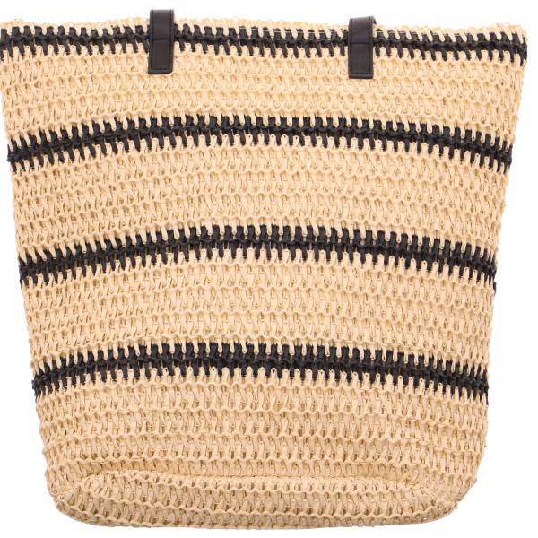 Bild 1 - PIECES Sommertasche Beige Recycelte Materialien Ja
