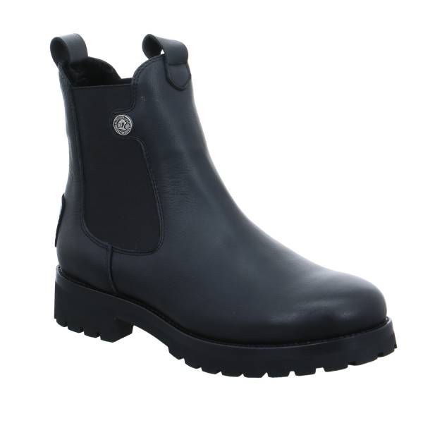 Bild 1 - PANAMA JACK Boot Schwarz Leder mit Lammfell-Futter