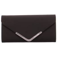 TAMARIS Clutch / Abendtasche Schwarz Textil