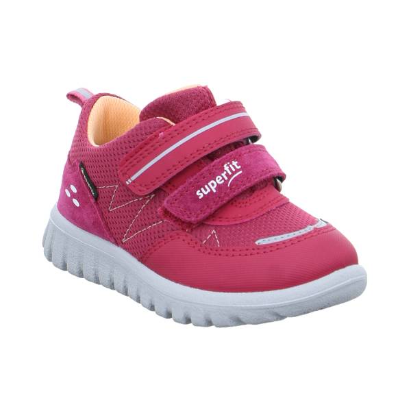 Bild 1 - SUPERFIT Baby-Sport-Bottine Pink Textil Sneaker