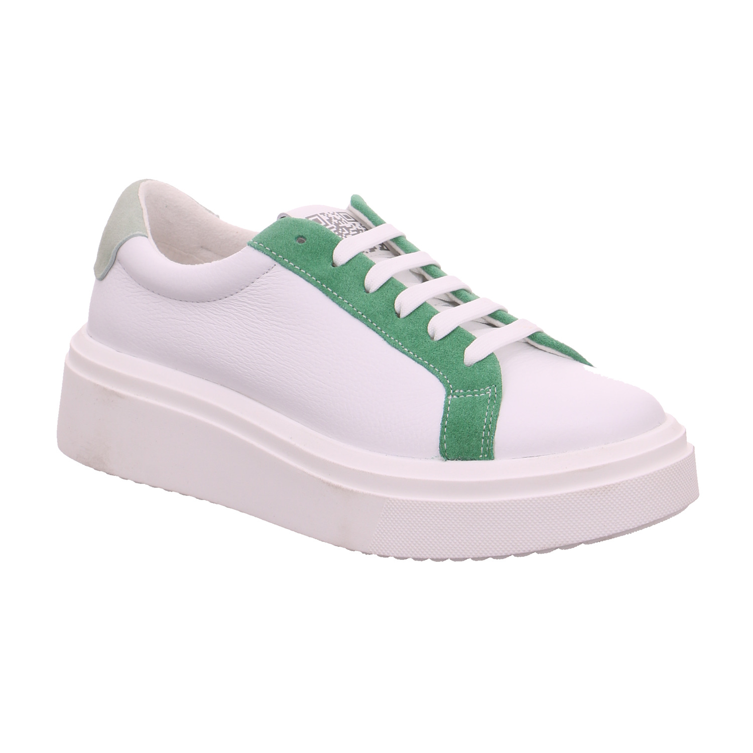 PX Sneaker Weiss Leder mit Wechselfussbett
