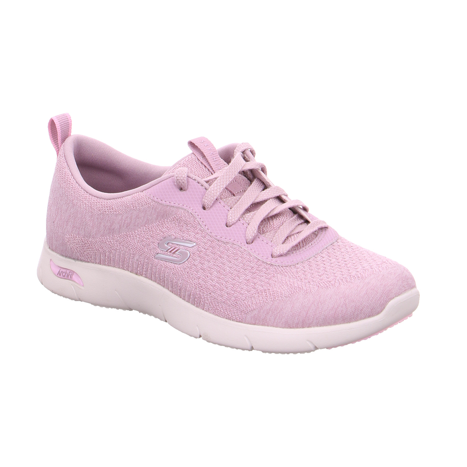 SKECHERS Sneaker Mauve Textil
