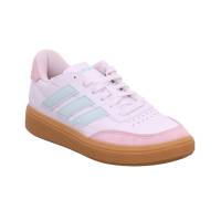 Bild 1 - ADIDAS Kinder Sportschuh Weiss Lederimitat Bild 1 - ADIDAS Kinder Sportschuh Weiss Lederimitat