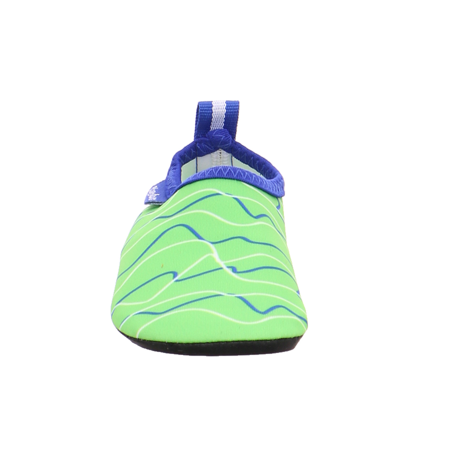 PLAYSHOES Kleinkinder-Sandale wasserfest Limette Textil Barfussschuh YB9461