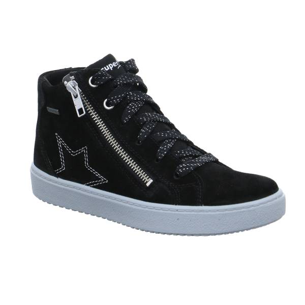 Bild 1 - SUPERFIT Jugend-Boot Schwarz Textil Sneaker high