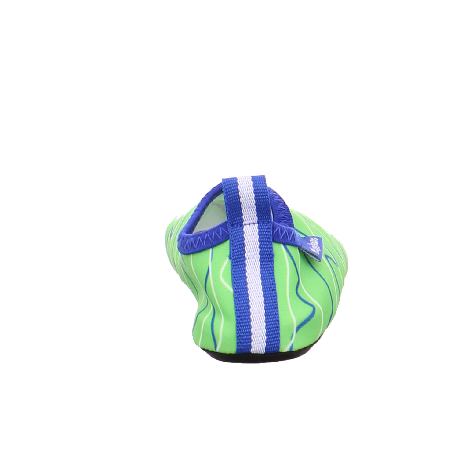 PLAYSHOES Kleinkinder-Sandale wasserfest Limette Textil Barfussschuh YB9461