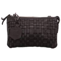 BEAR DESIGN Umhängetasche Schwarz Leder