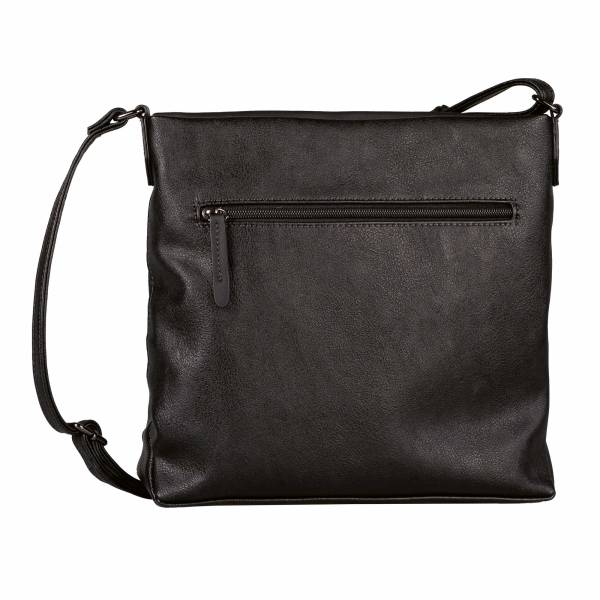 Bild 2 - TOM TAILOR Beuteltasche Schwarz Lederimitat Ja