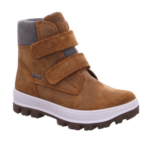 Bild 1 - SUPERFIT Jungen-Winter-Bottine Cognac Textil Winter-Boot