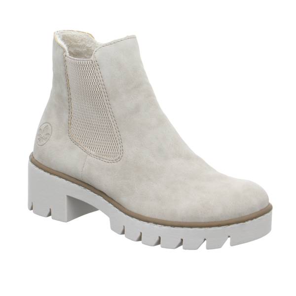 Bild 1 - RIEKER Stiefelette Beige Lederimitat
